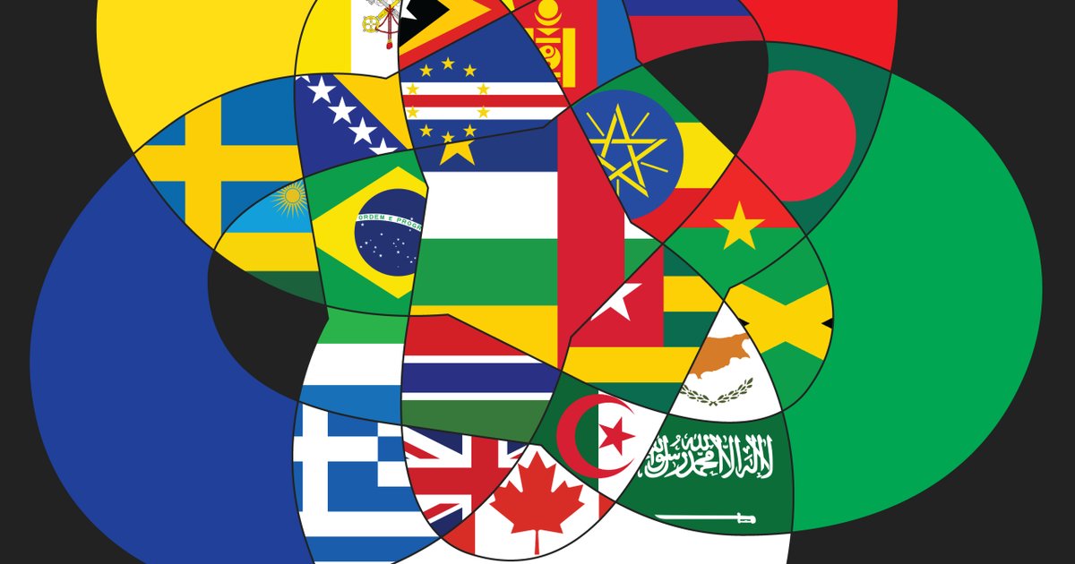 Flags of the World Venn Diagram Quiz