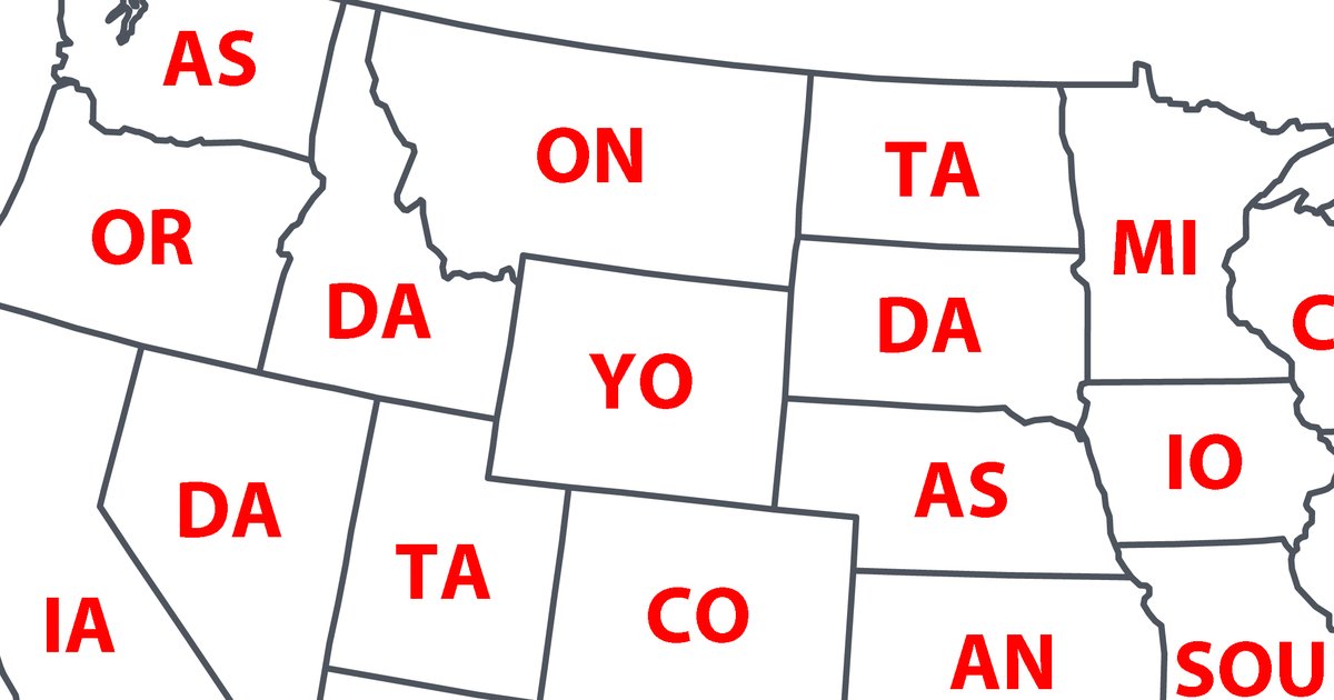 USA States: Common 2-letter Combos (OR) Quiz - By goc3