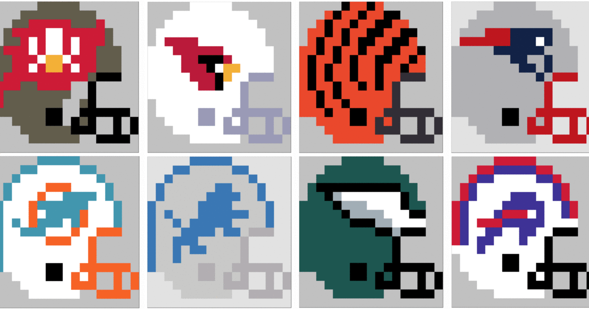 Nfl pixelated logo quiz Clearance
