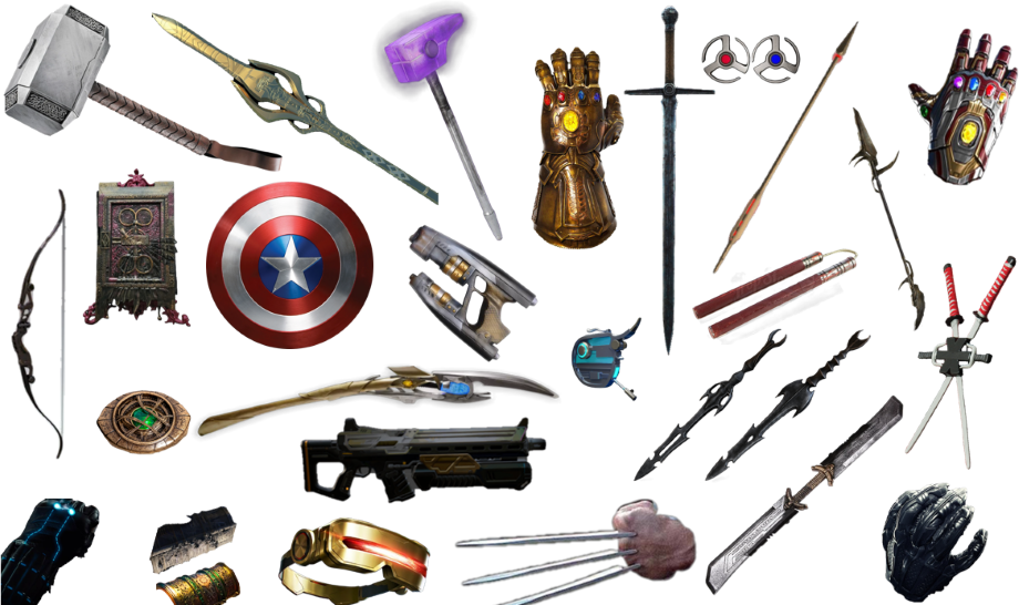 Marvel Weapon Racks Marvel Universe by Weapon Quiz - By cgjackson222