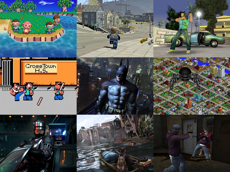 Clickable Images Games Clickable 'City' Video Games Quiz - By cultogon330