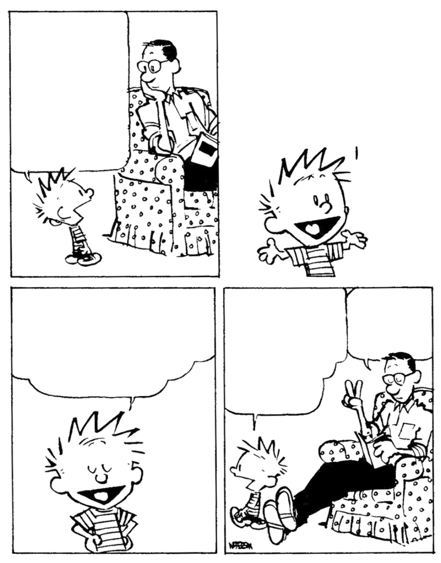 Comic Click: The Evolution of Language (C&H) Quiz - By sparkblip