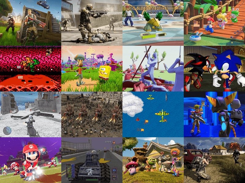Clickable Images Games Clickable 'Battle' Video Games Quiz - By cultogon330