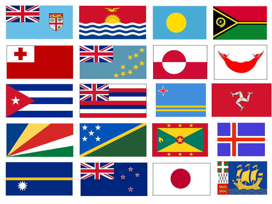 Islands Flags Quiz - By matthijsbp