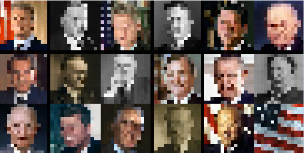 Random Presidents Pixelated US Presidents II Quiz - By HistoryLover1