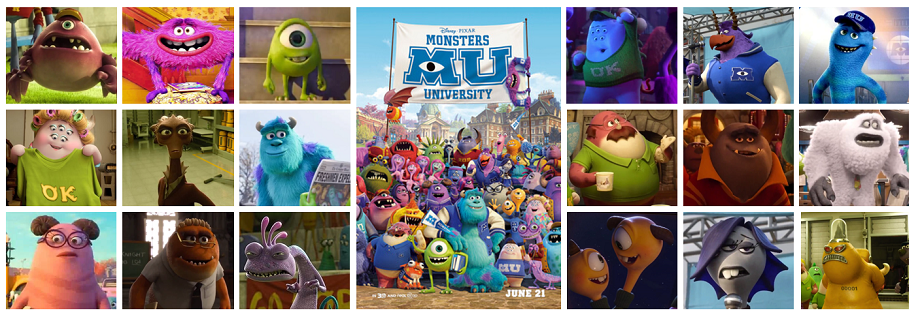 Monsters University (2013) Quiz - By mucciniale