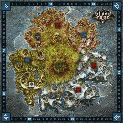 Blood Rage Regions on a Map Quiz - By realuka
