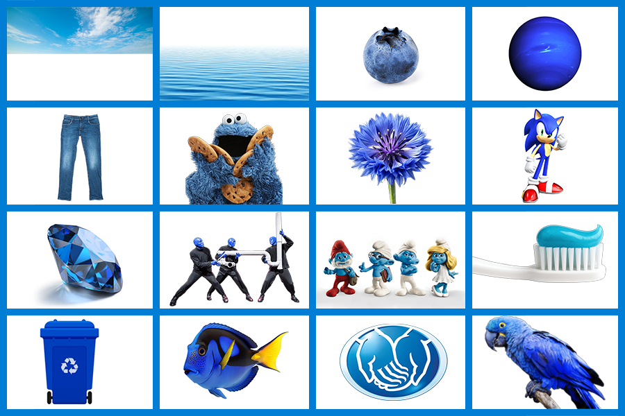 Find the Scrambled Blue Things Quiz - By johncenafan612