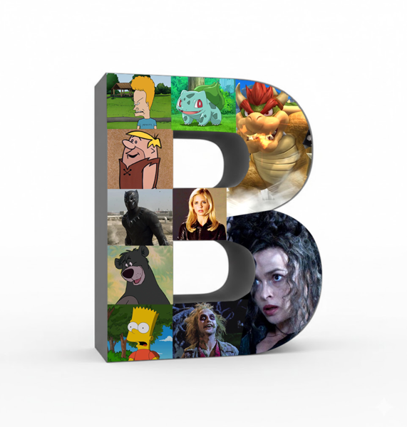 Alpha-Click: Fictional 'B' Characters Quiz - By johncenafan612