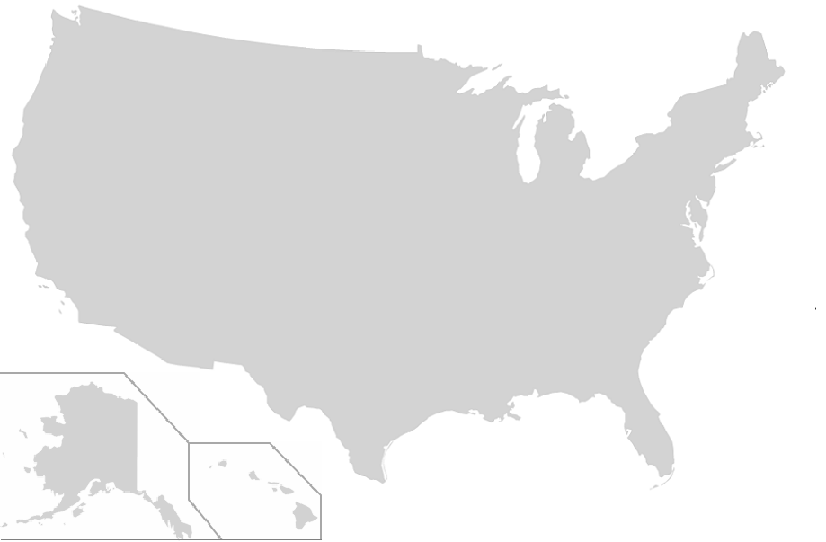 Usa Map Without States Find The Us States - No Outlines Minefield Quiz