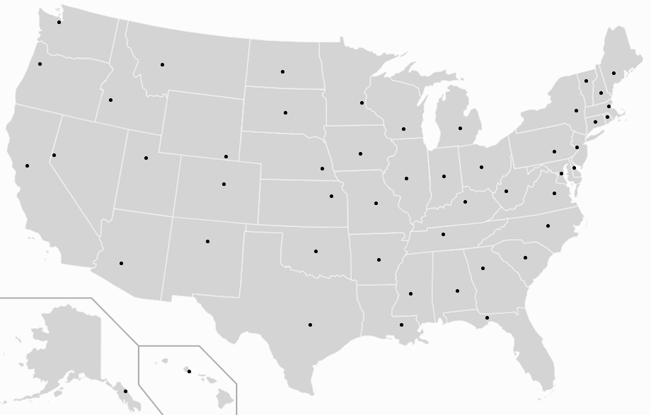 Find The US State Capitals Quiz