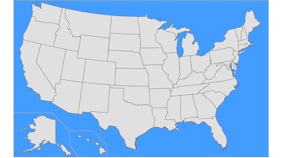 Click The Us States In Alphabetical Order Quiz