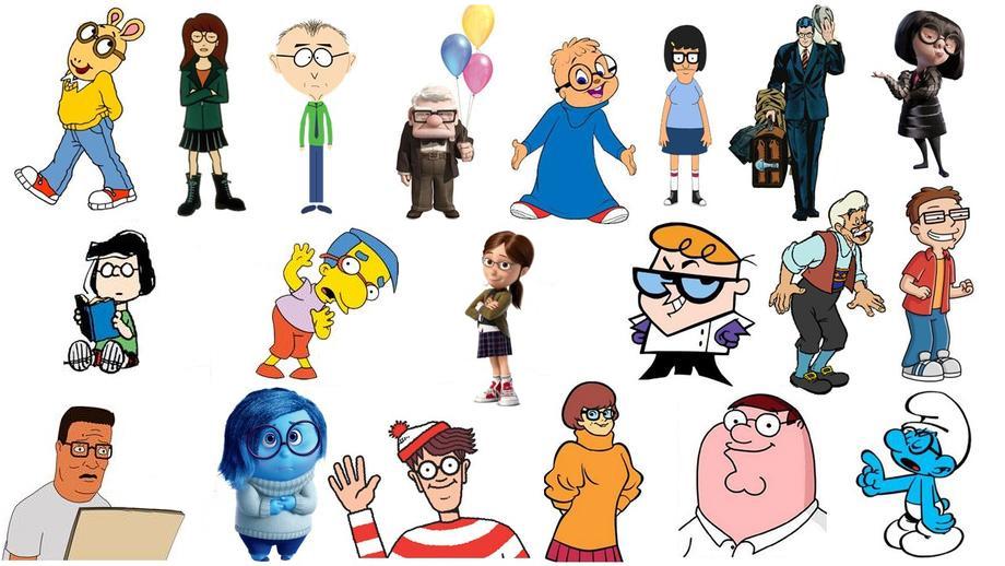 Disney Characters with Glasses