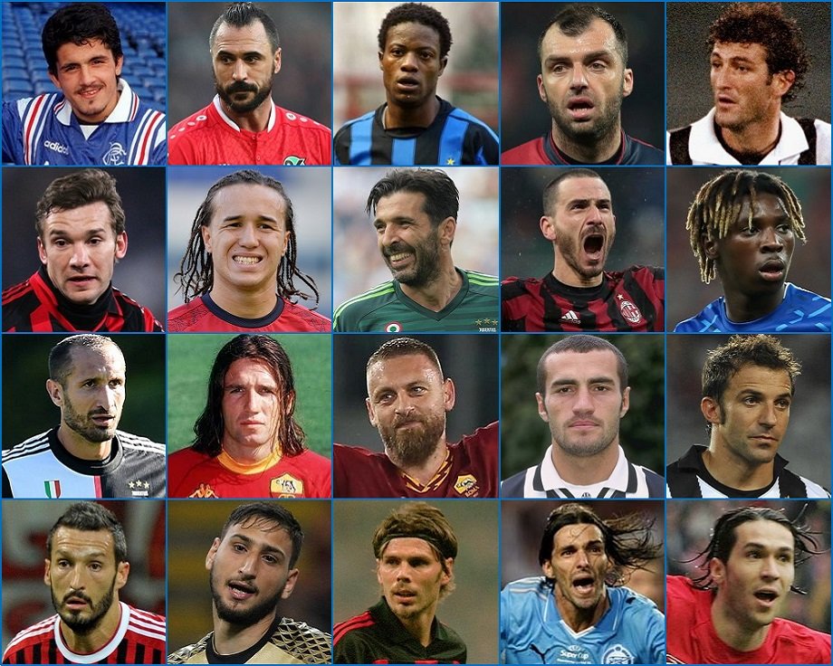 International Footballers Identify the Italians II Quiz