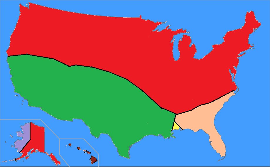 Closest to Everywhere in the US Quiz