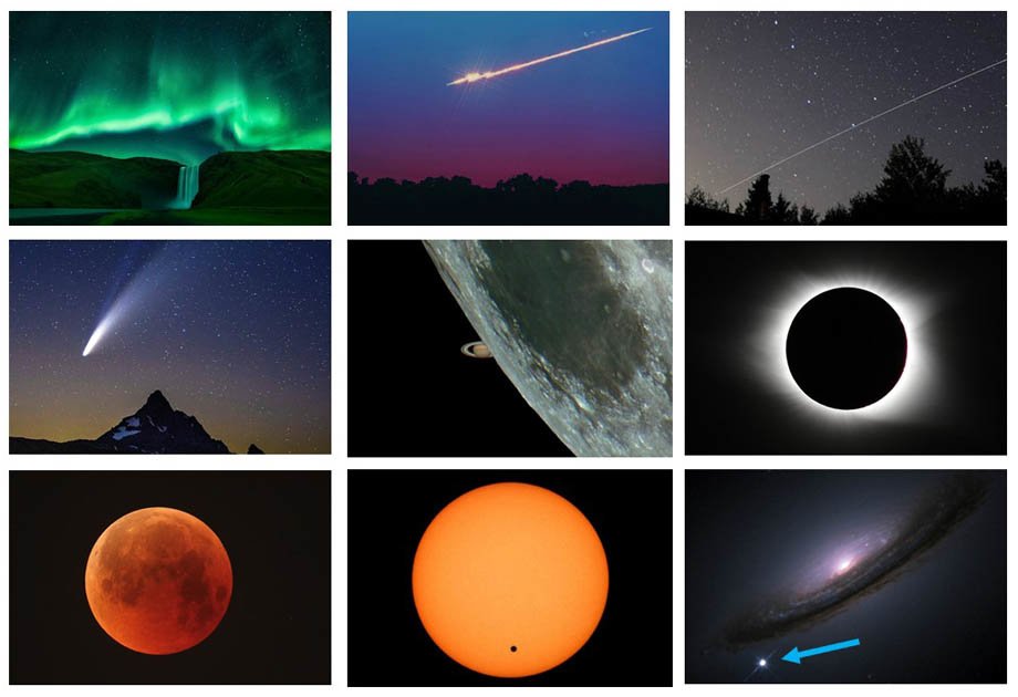 Night Sky Phenomena Quiz
