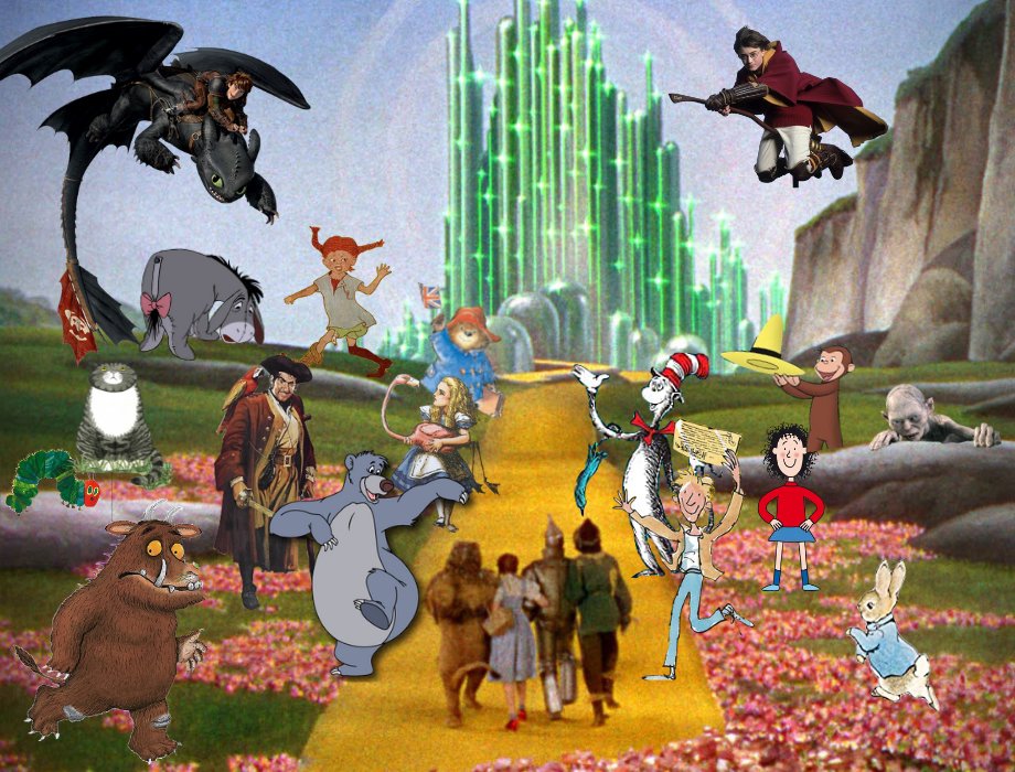 Click Crowds Characters in Children's Books Quiz