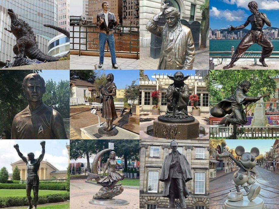 OnScreen Characters as Statues Quiz