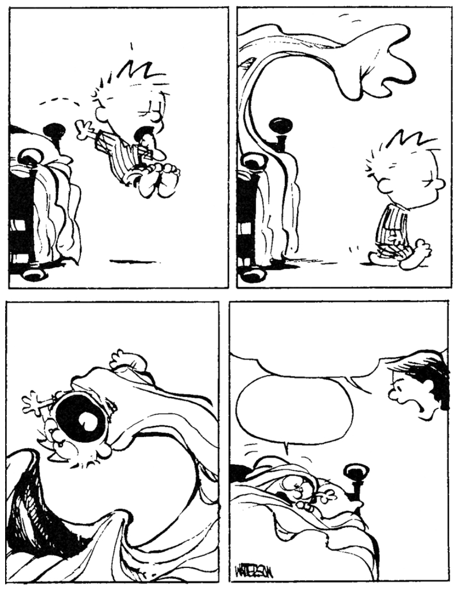 Comic Click: Trying to Get Out of Bed (C&H) Quiz - By sparkblip
