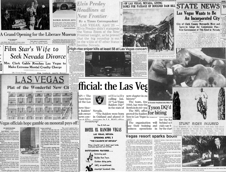 Las Vegas Headlines Quiz - By gazzso