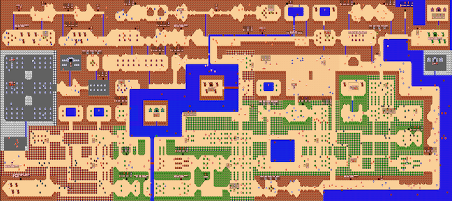 The Legend Of Zelda Quest 2 Map Dungeons Quiz By DLspartan93