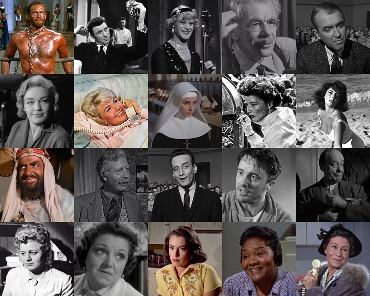 1959 BEST ACTOR OSCAR NOMINEES visual data 8