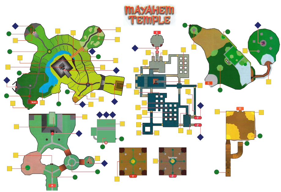 Banjo-Tooie Map Quiz (MAYAHEM TEMPLE) - By WieJ