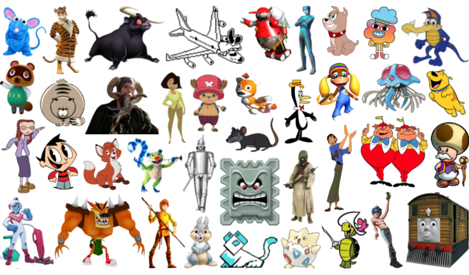 T Characters Click the 'T' Characters III (My Version) Quiz - By nathans-gaming