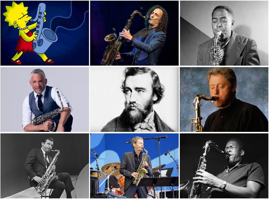 9 in 90 Saxophone Players by Image Quiz By hazelnuts