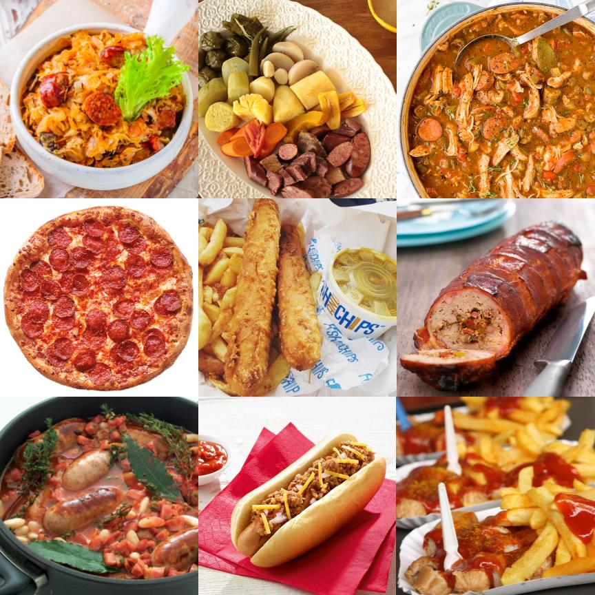 9 in 30 Sausage Dishes II Quiz By CooCooCachoo