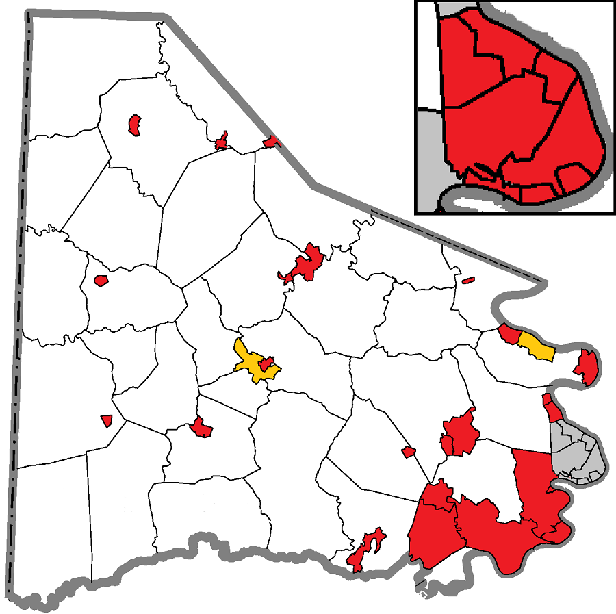 Click a Map Washington County, PA Quiz By fvs