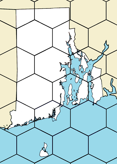 Fill the Hex Map of Rhode Island Quiz By Acntx