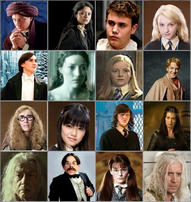 Harry Potter Ravenclaw Characters