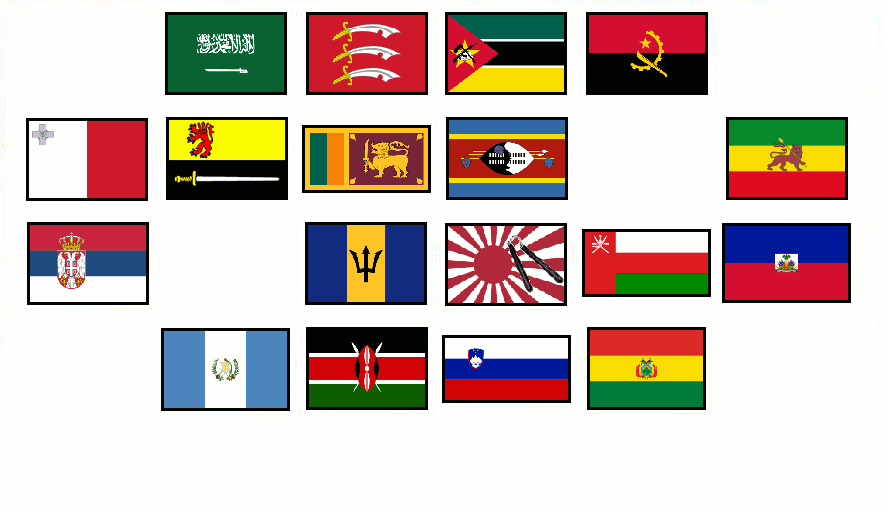 Flags of the world, Sporcle