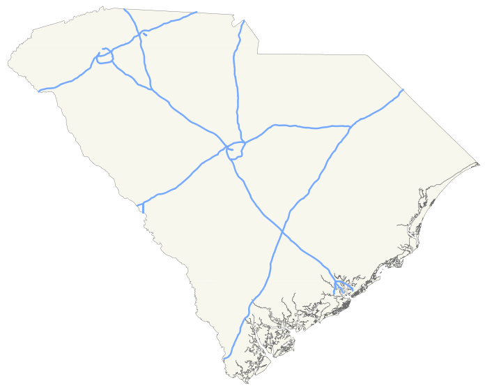 Sc Interstates Interstate Highways in South Carolina (Picture Click) Quiz - By ...
