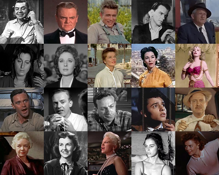 BEST ACTRESS OSCAR NOMINATIONS 1955 visual data 8