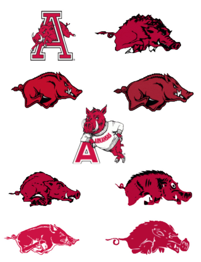 Razorbacks Sec R Logo Arkansas Razorbacks Logo History Quiz - By mdesjardins