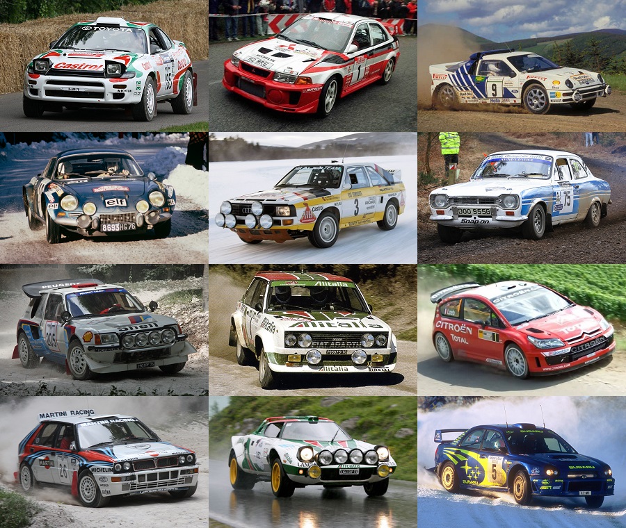 Find the Rally Cars Quiz By alvir28