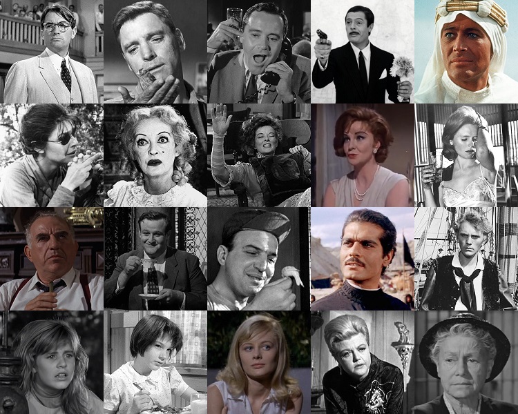 1962 BEST ACTRESS OSCAR NOMINATIONS visual data 6