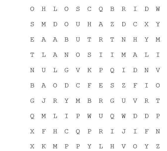 Word Search 4 Letter Countries Quiz By elzasezra