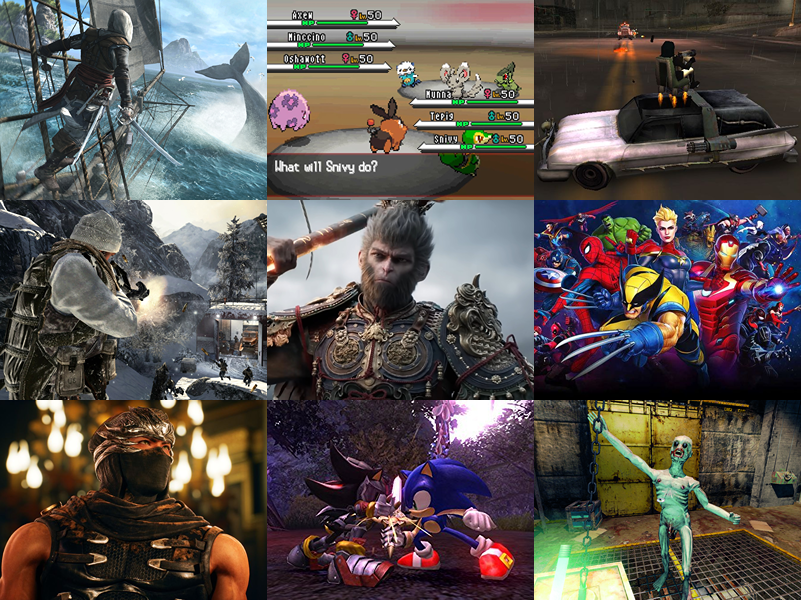 Clickable Images Games Clickable 'Black' Video Games Quiz - By cultogon330