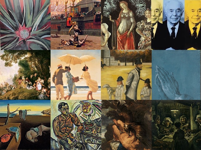 Twelve Famous 'P' Paintings Quiz By Flick