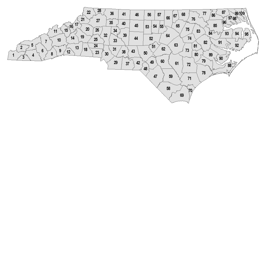 Click the North Carolina Counties! (Map) Quiz By captainchomp