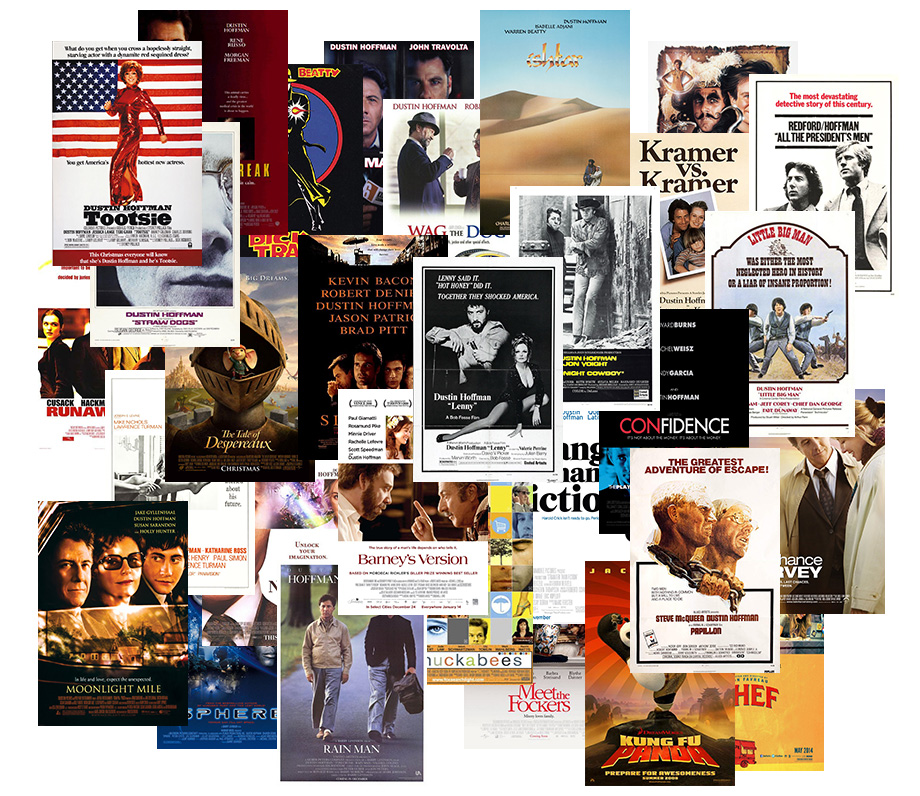 30 Scattered Posters of Dustin Hoffman Quiz By Sheldon