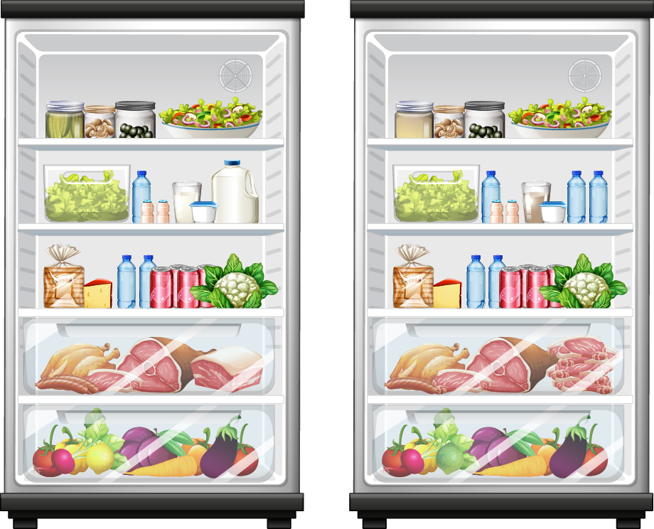 Click the Differences Refrigerator Quiz By Stavia