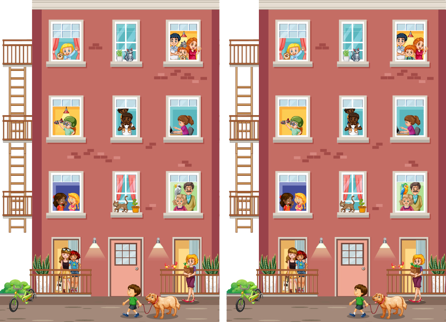 Click the Differences Apartments Quiz By Stavia