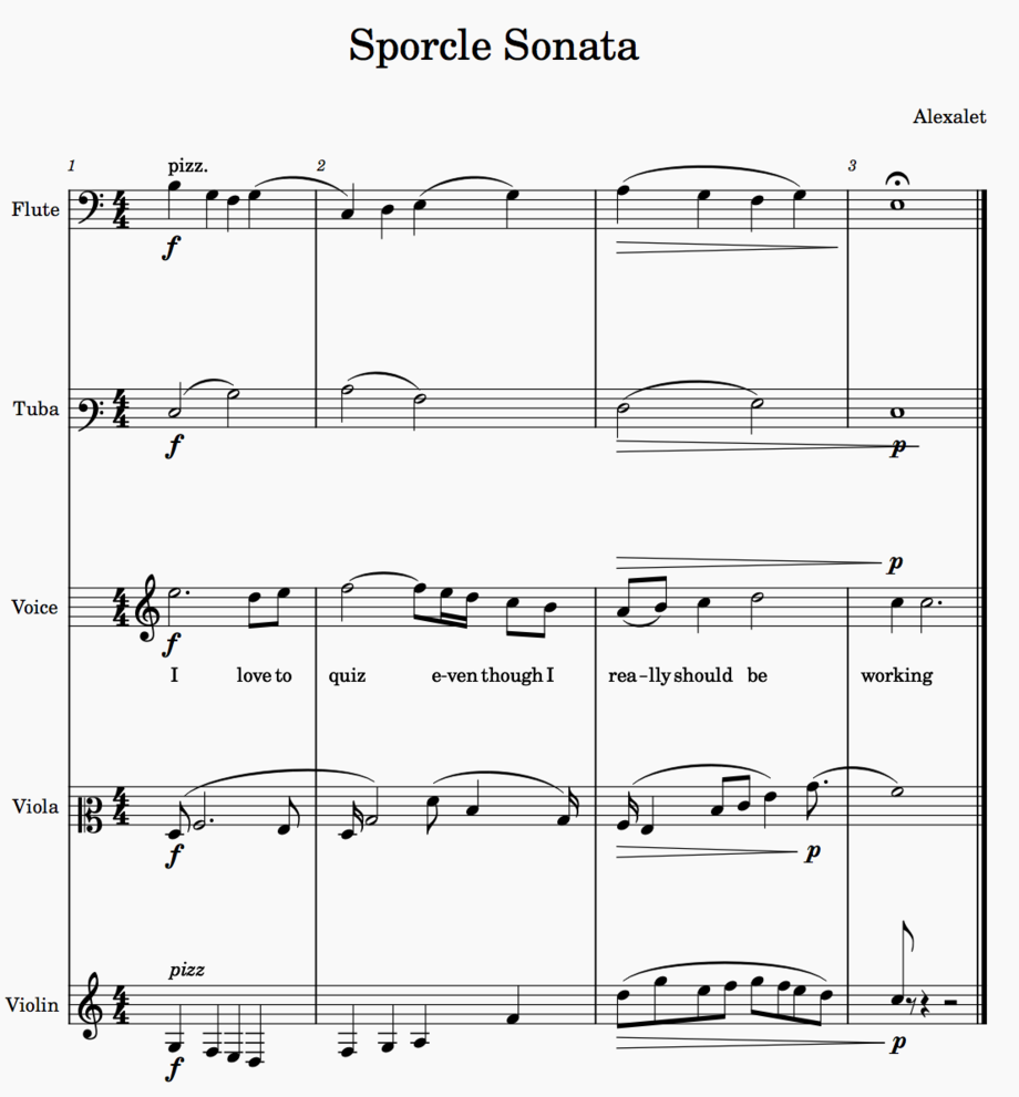 Spot the Errors Music Notation Quiz By alexaletourneau