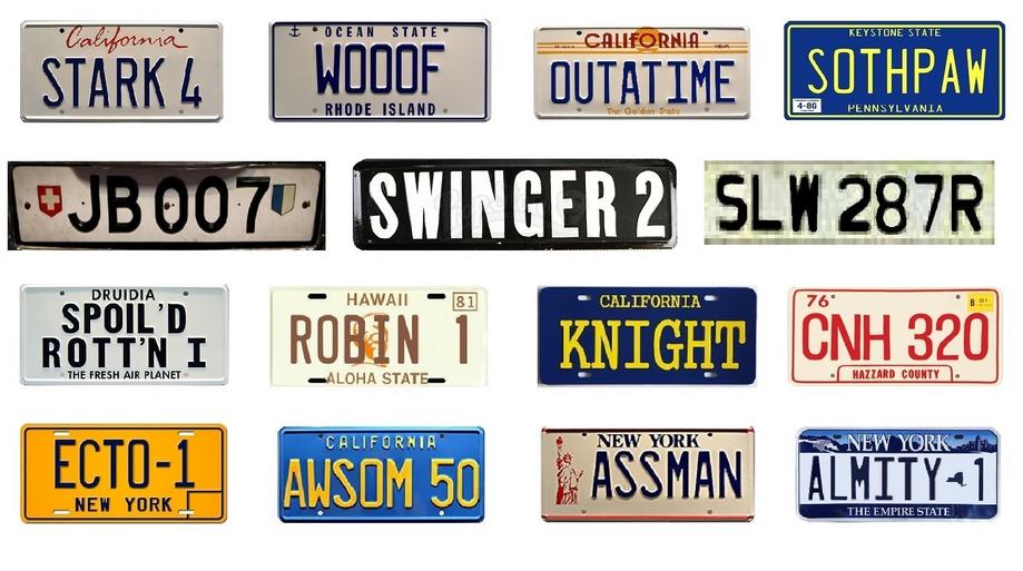 Famous License Plates Quiz By ApolloCreed33