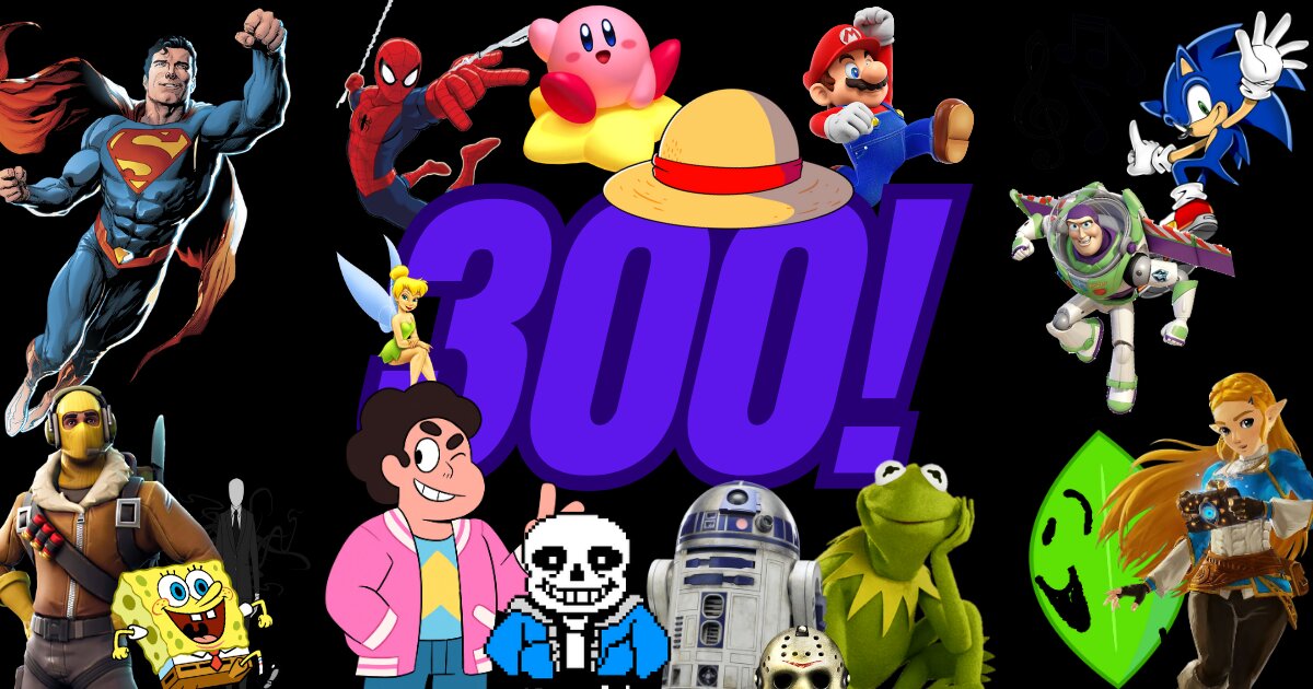 300 Things Quiz Playlist - By Ehhhhhh