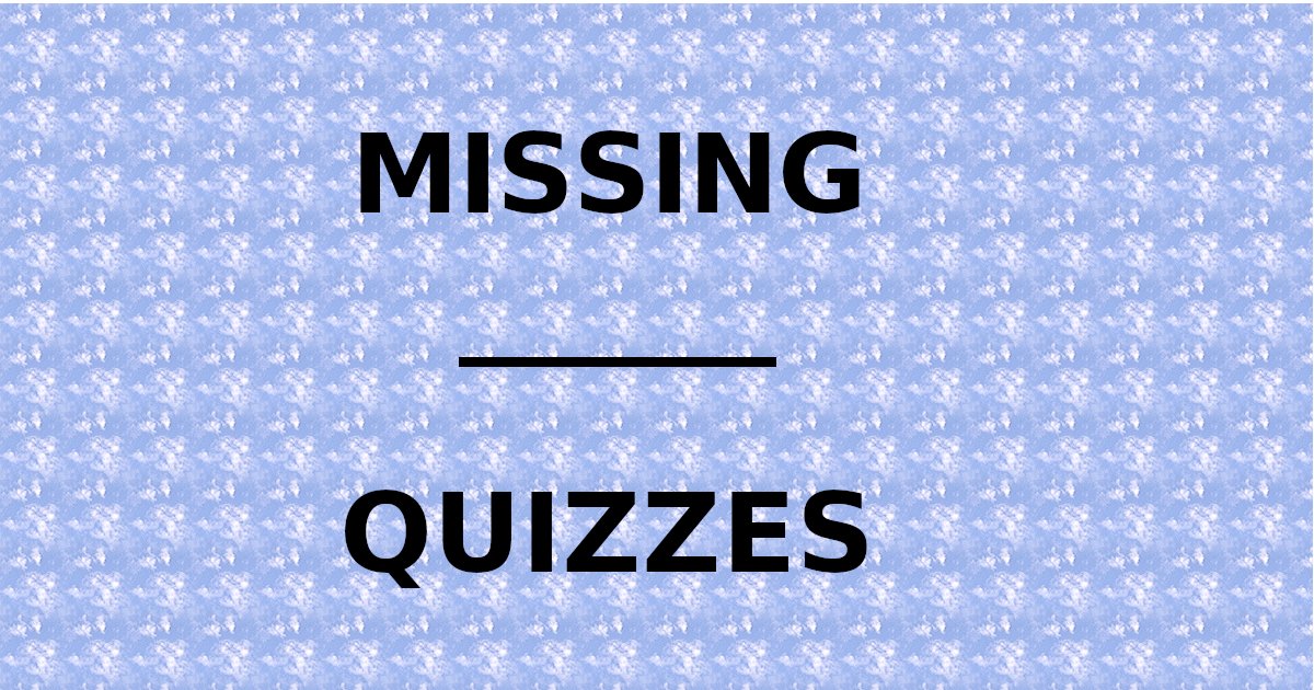 Music Missing Word Quizzes Quiz Playlist - By garolo